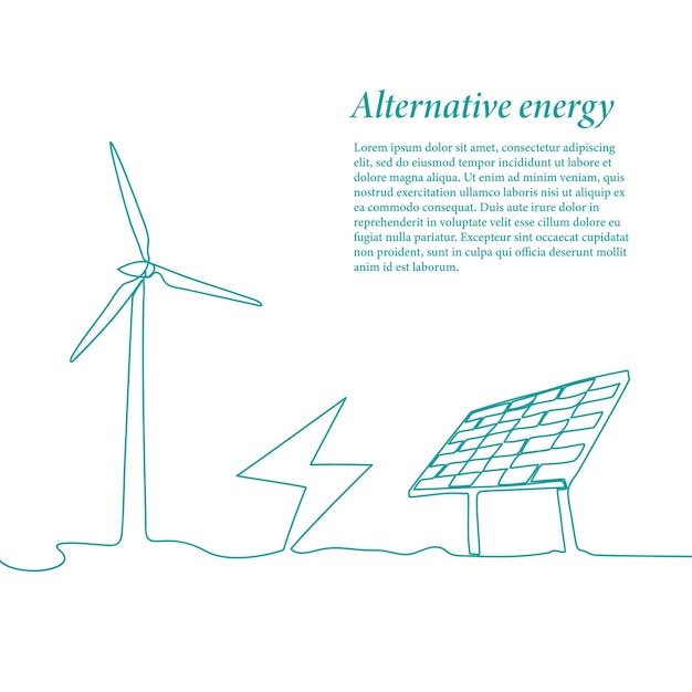 Vector wind turbine and solar panels