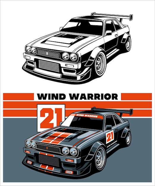 wind warrior race car