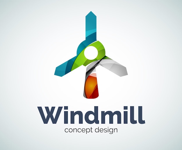 Windmill logo template