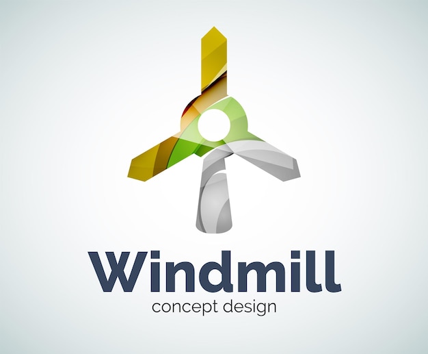 Windmill logo template