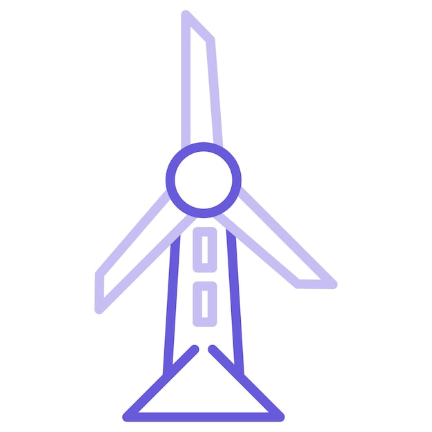 Vector windmill vector illustration