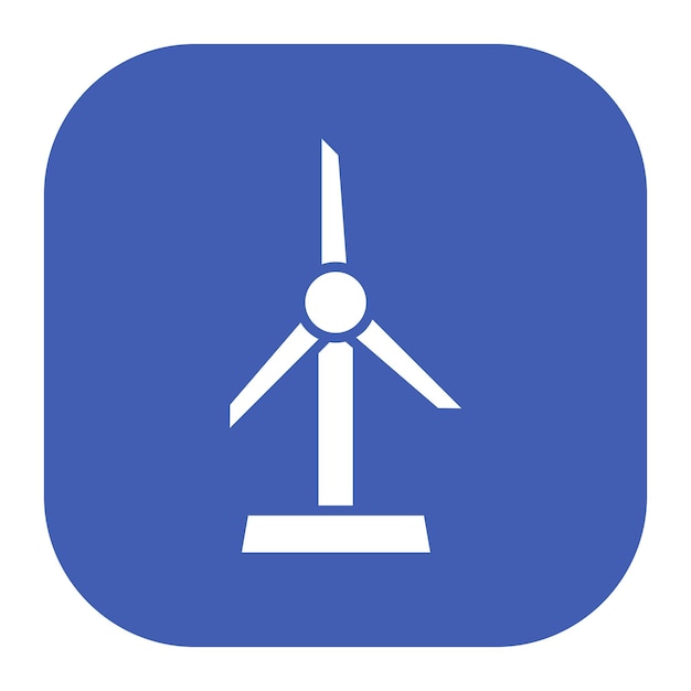 Vector windmill vector illustration