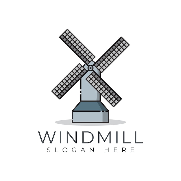 Windmolen logo ontwerp