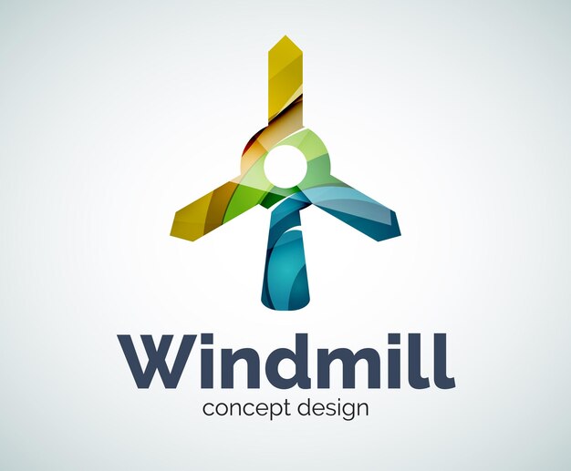 Windmolen Logo sjabloon