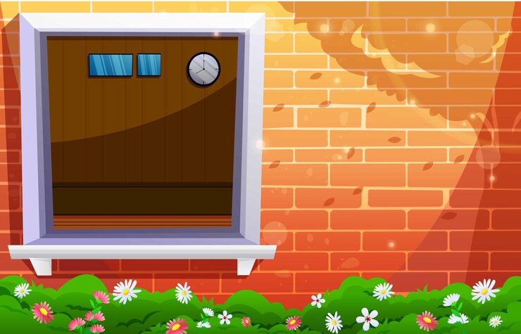 Vector window background