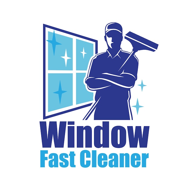 Window Cleaning Logo Design Window Ready Guy