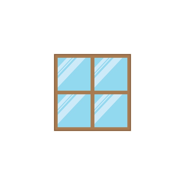Web di progettazione dell'illustrazione di vettore dell'icona della finestra
