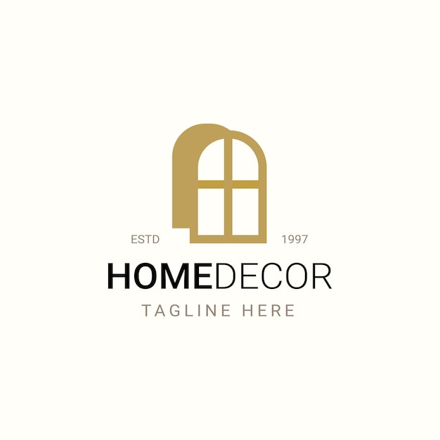 Window Logo Modern Real Estate Symbol Stock Illustration