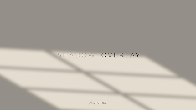 Vector window shadow overlay effect