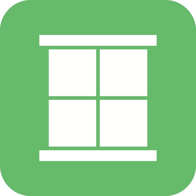 Window vector icon can be used for interior iconset