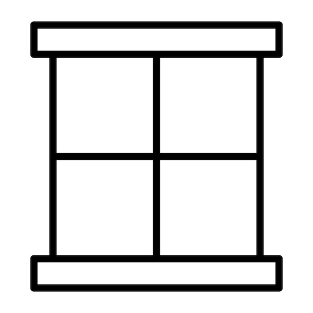 Vector window vector illustration style