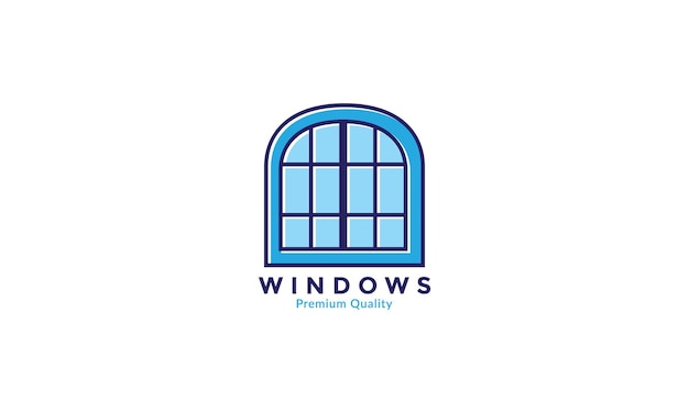 Windows classic line colorful logo vector icon design illustration