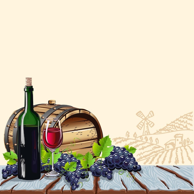 Wine background