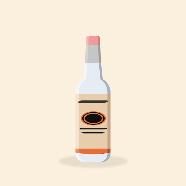 Wine bottle vector