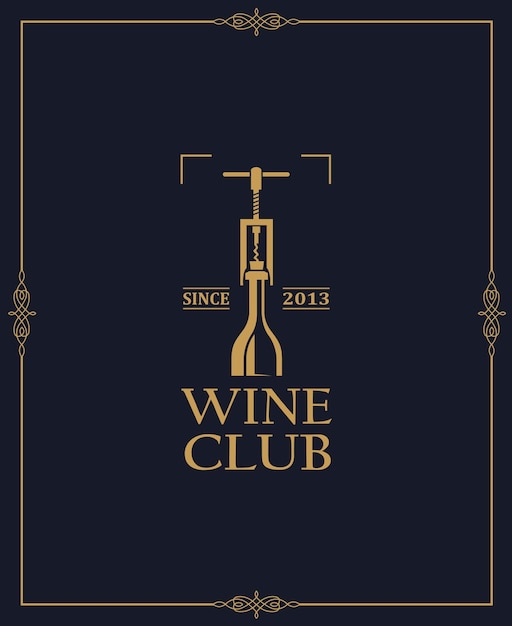 wine club label