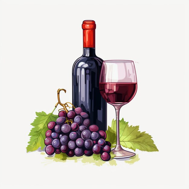 Вектор Винный дизайн иллюстрация вектор красный алкоголь стекло фоновый графический напиток набор вечеринка бар