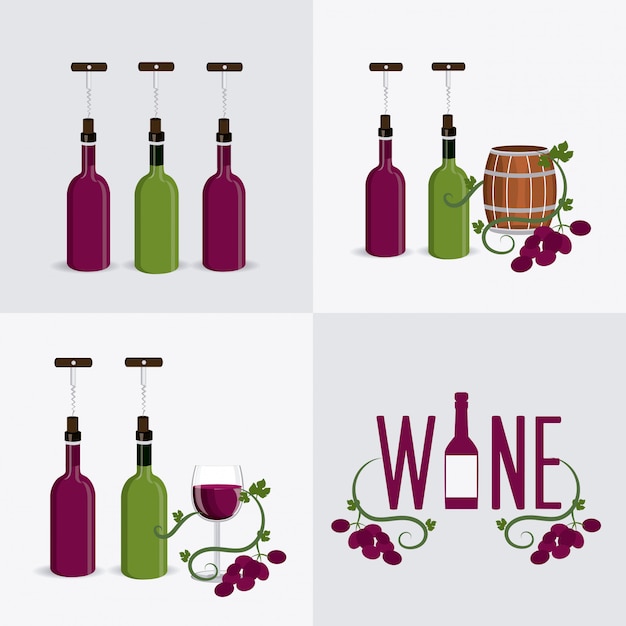 Wine design.