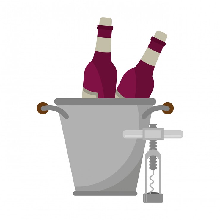 Vector wine and gastronomy concept