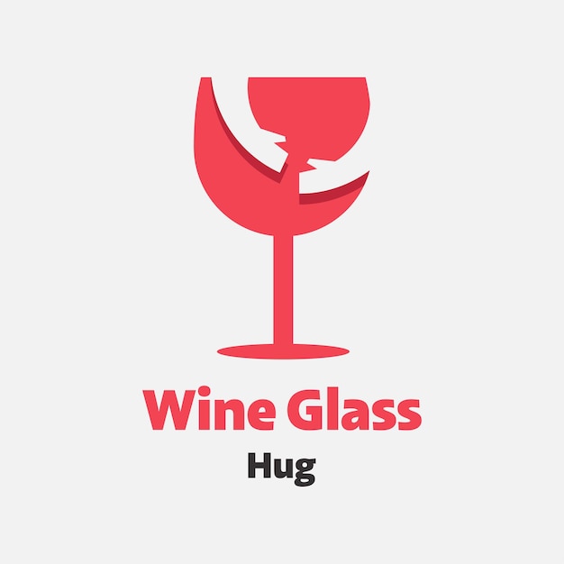 Wine Glass Hug Logo
