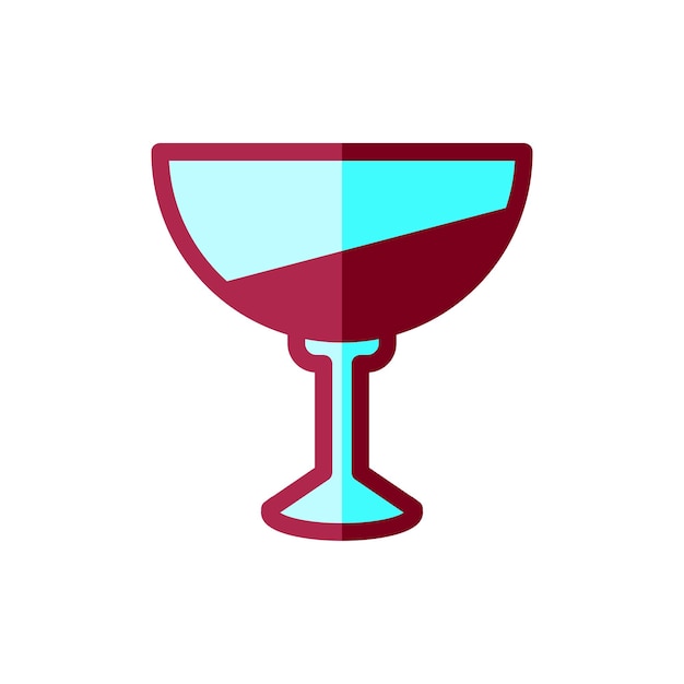 wine glass icon design vector template