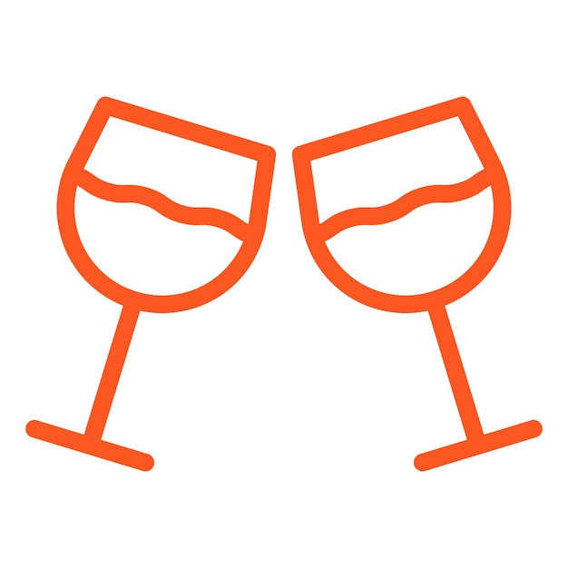 Wine glass Vector Icon Design Illustration