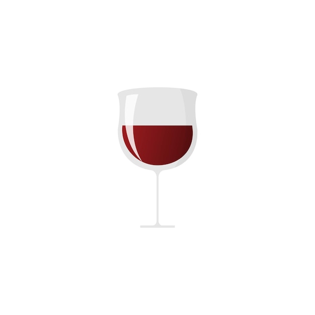 Vector wine glass vector