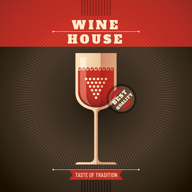 Wine house background