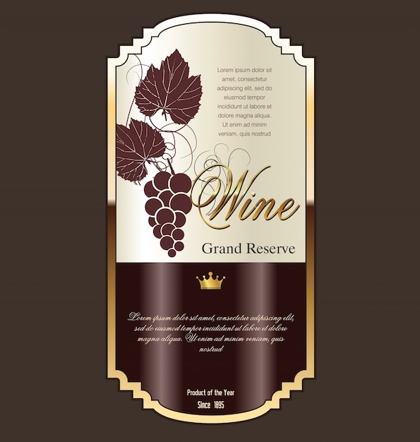 wine label