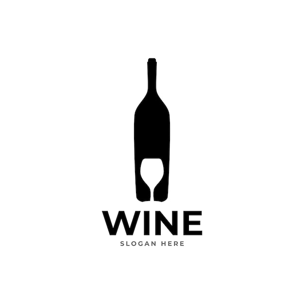 Wine line icon Wine Grape outline logo vector emblem design