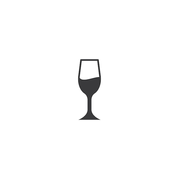 Wine logo icon vector illustration flat design