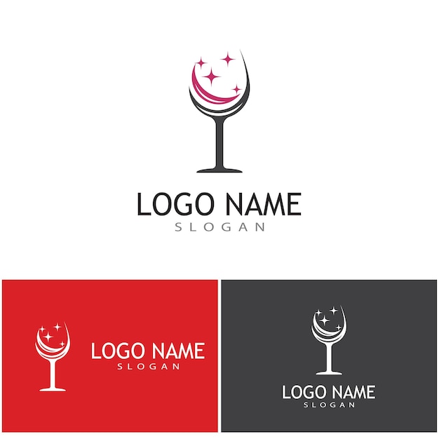 Wine Logo Template vector symbol nature