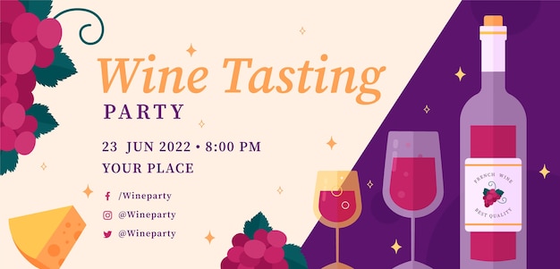 wine party flat celebration pack