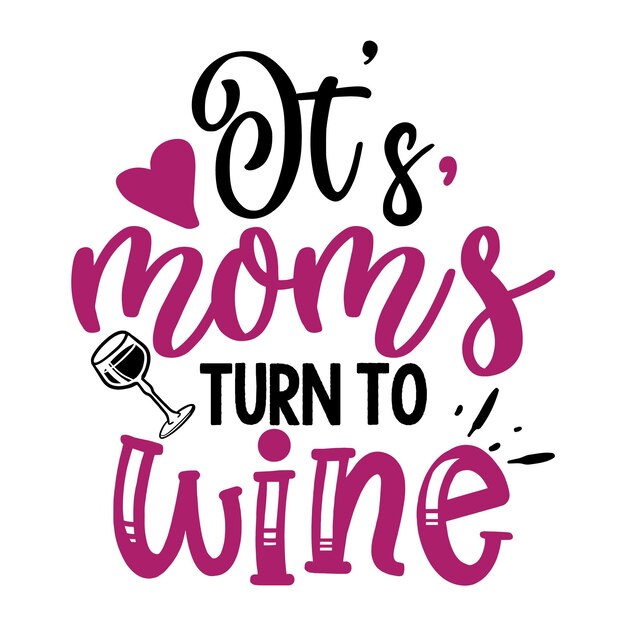 Vettore wine quotes svg design