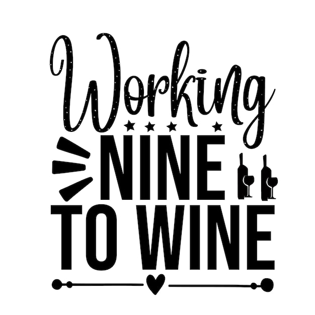 Wine SVG Design