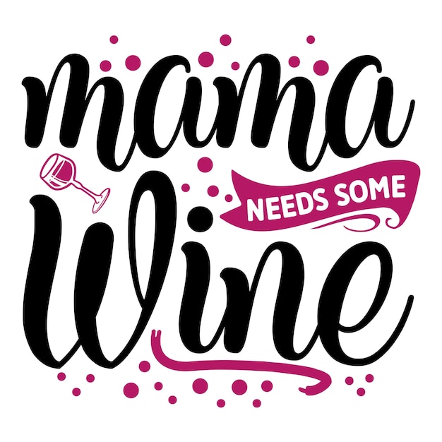 Wine SVG Design