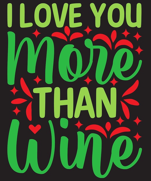 Wine Tshirt Design Vector