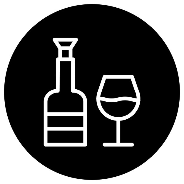 Wine Vector Icon Design Illustratie