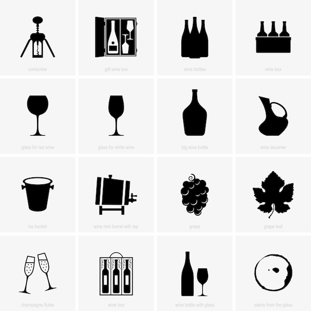 Wine and winery objects