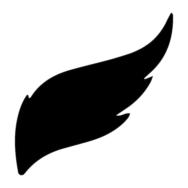 Vector wing falcon bird logo template vector