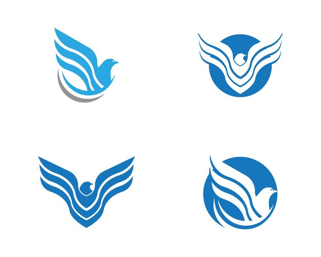 Wing Falcon Logo Template