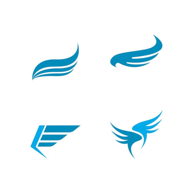 Wing logo symbol for a professional