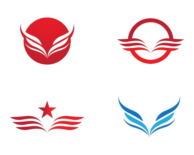 Wing vector icon