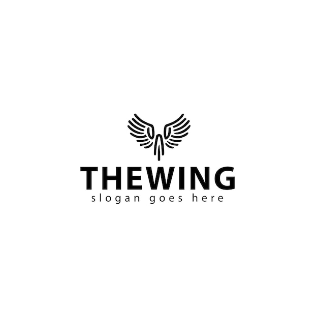 The Wing Vector Logo Design