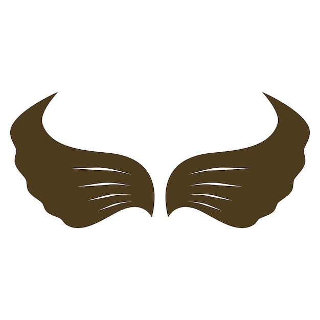 Wings illustration design icon logo