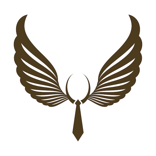 Wings illustration design icon logo