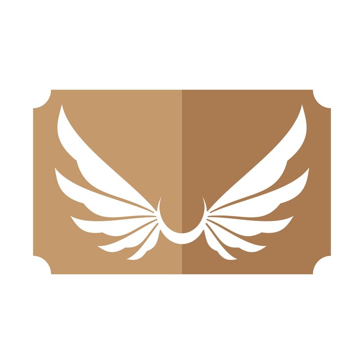 Vector 날개 일러스트 디자인 아이콘 로고