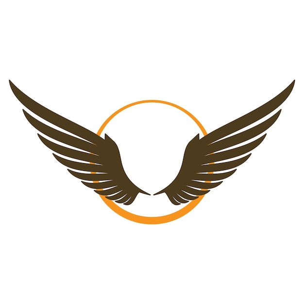 Wings illustration design icon logo