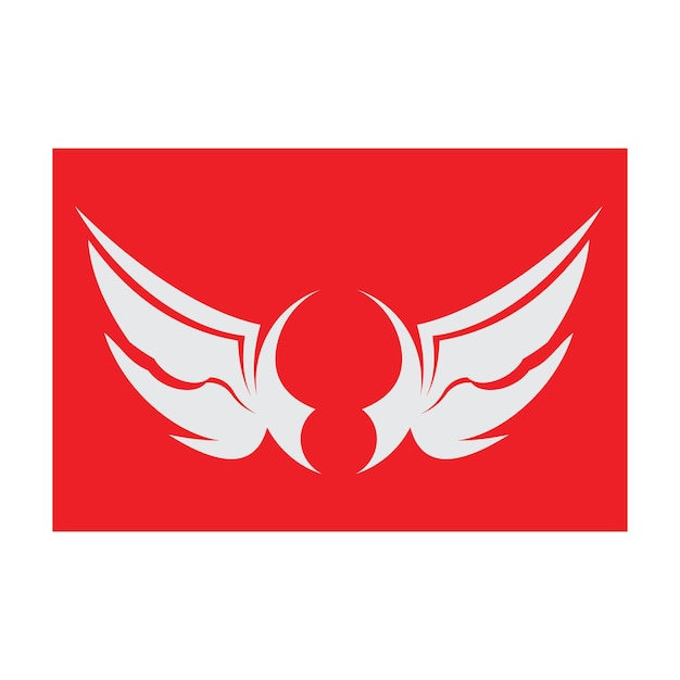 Wings illustration design icon logo