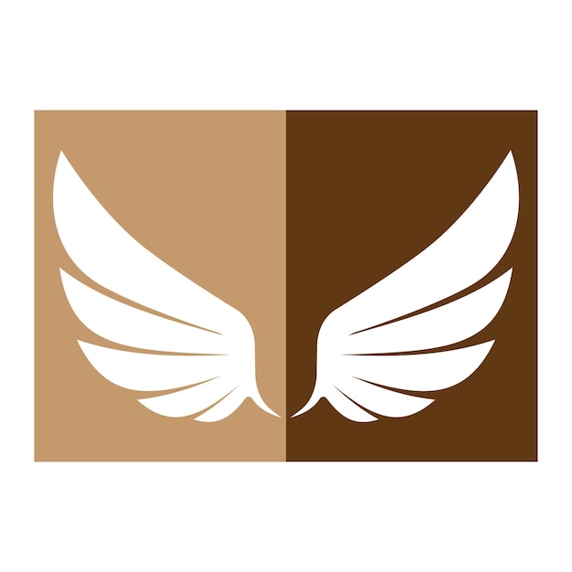 Wings illustration design icon logo