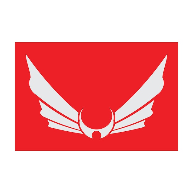 Логотип значка дизайна иллюстрации крыльев